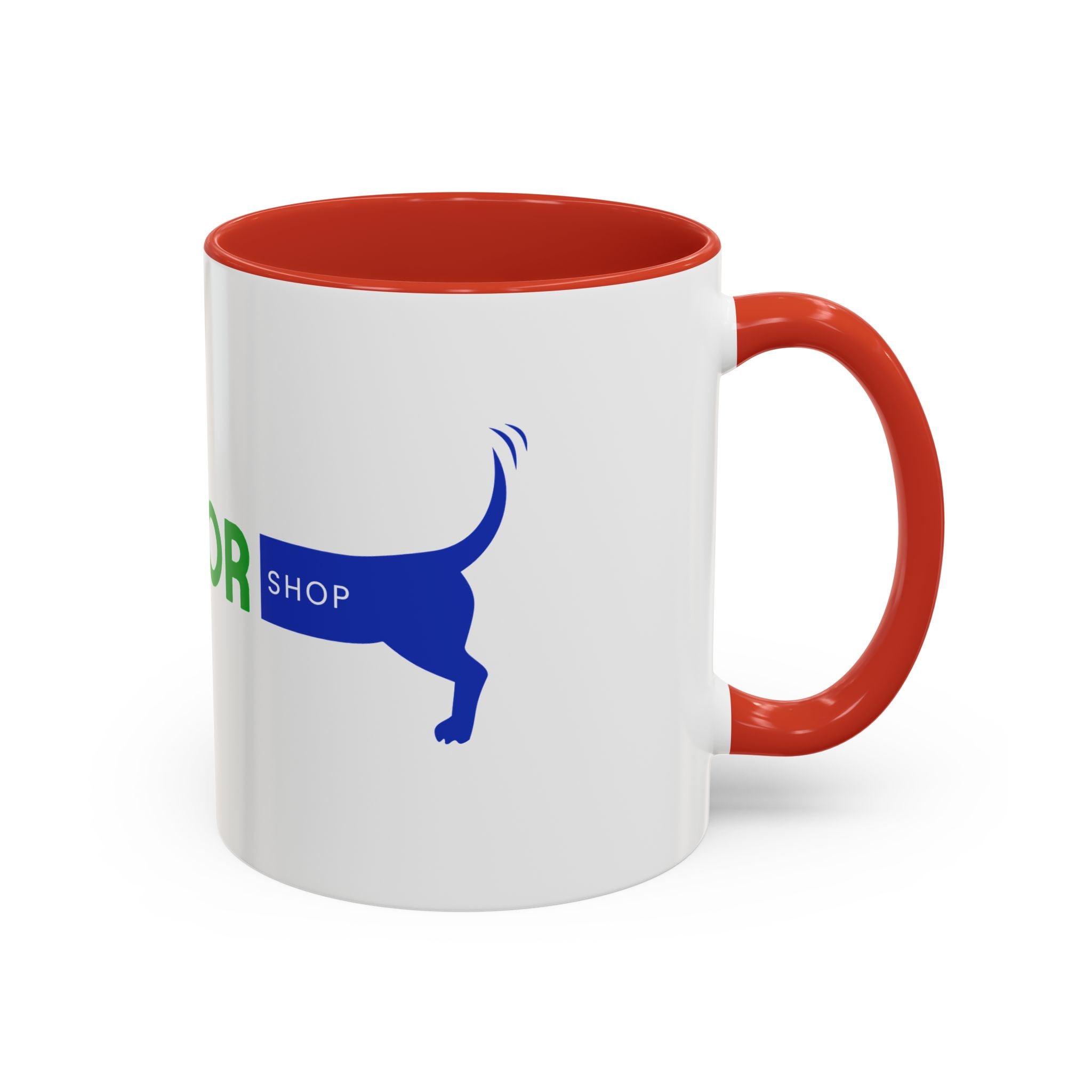 Harbor Shop Dog Logo Accent Coffee Mug (11/15oz)