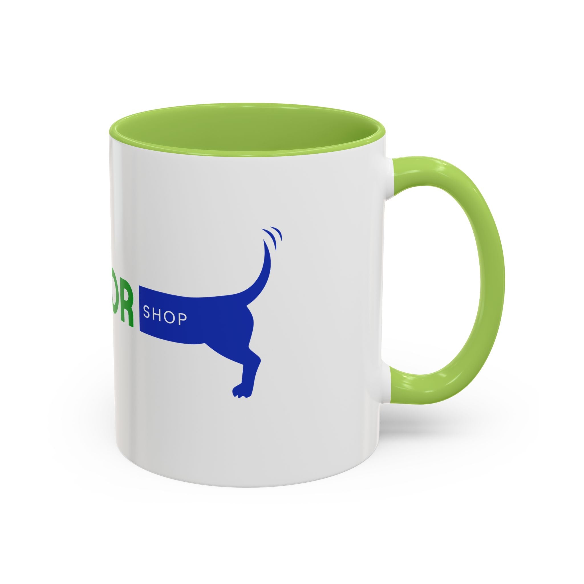 Harbor Shop Dog Logo Accent Coffee Mug (11/15oz)