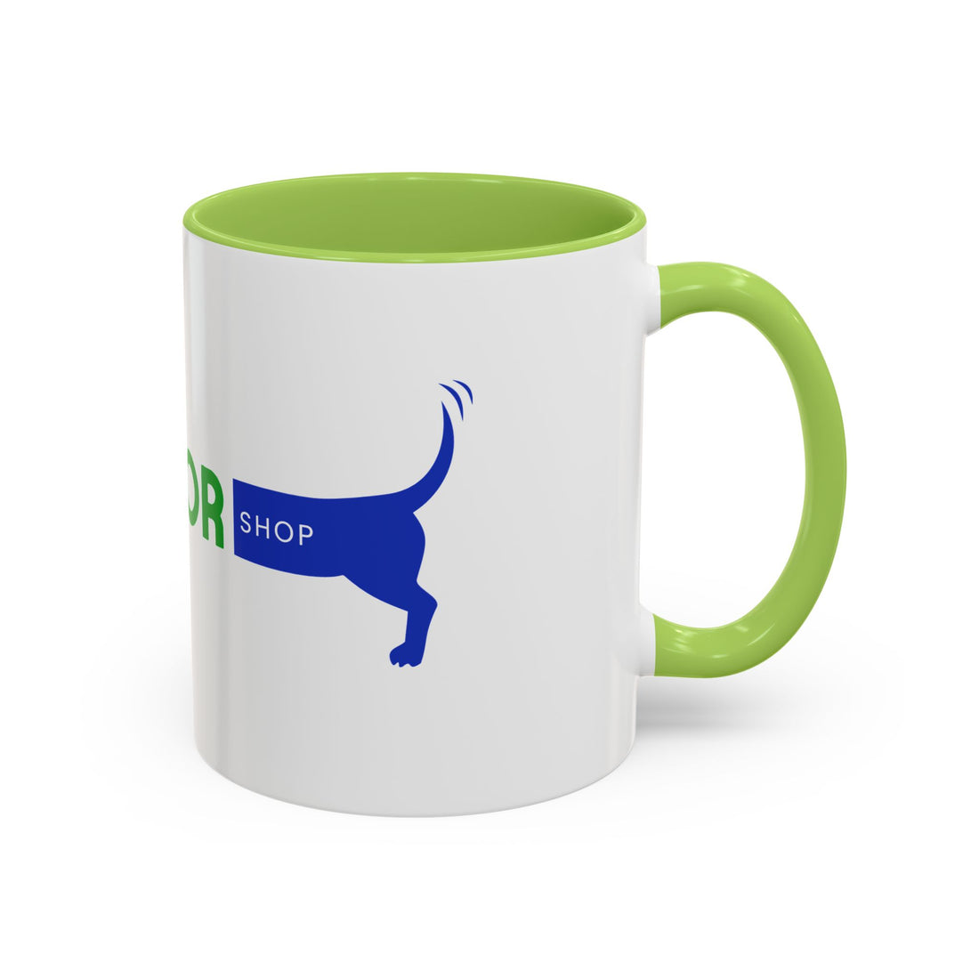 Harbor Shop Dog Logo Accent Coffee Mug (11/15oz)