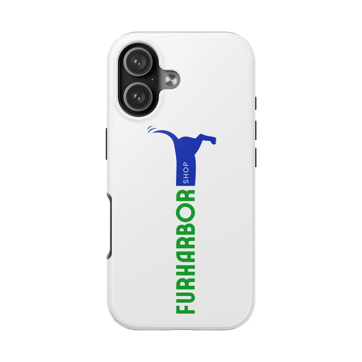 Fur Harbor Tough Phone Case — Durable Protective Phone Cover with Nautical Harbor Logo