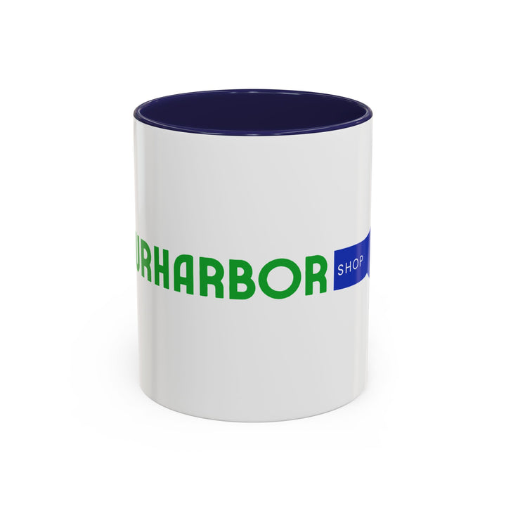 Harbor Shop Dog Logo Accent Coffee Mug (11/15oz)