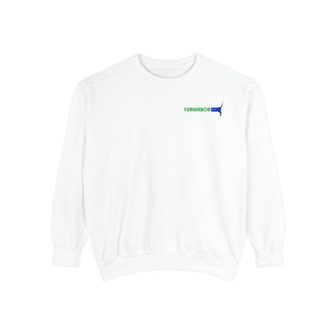 Fur Harbor Crewneck Sweatshirt — Coastal Logo Pullover