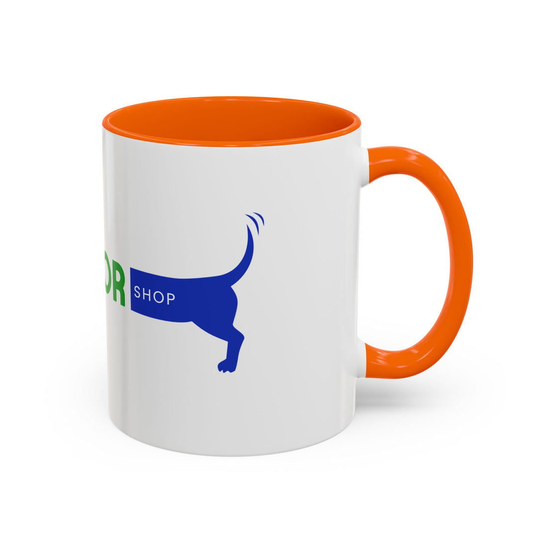 Harbor Shop Dog Logo Accent Coffee Mug (11/15oz)
