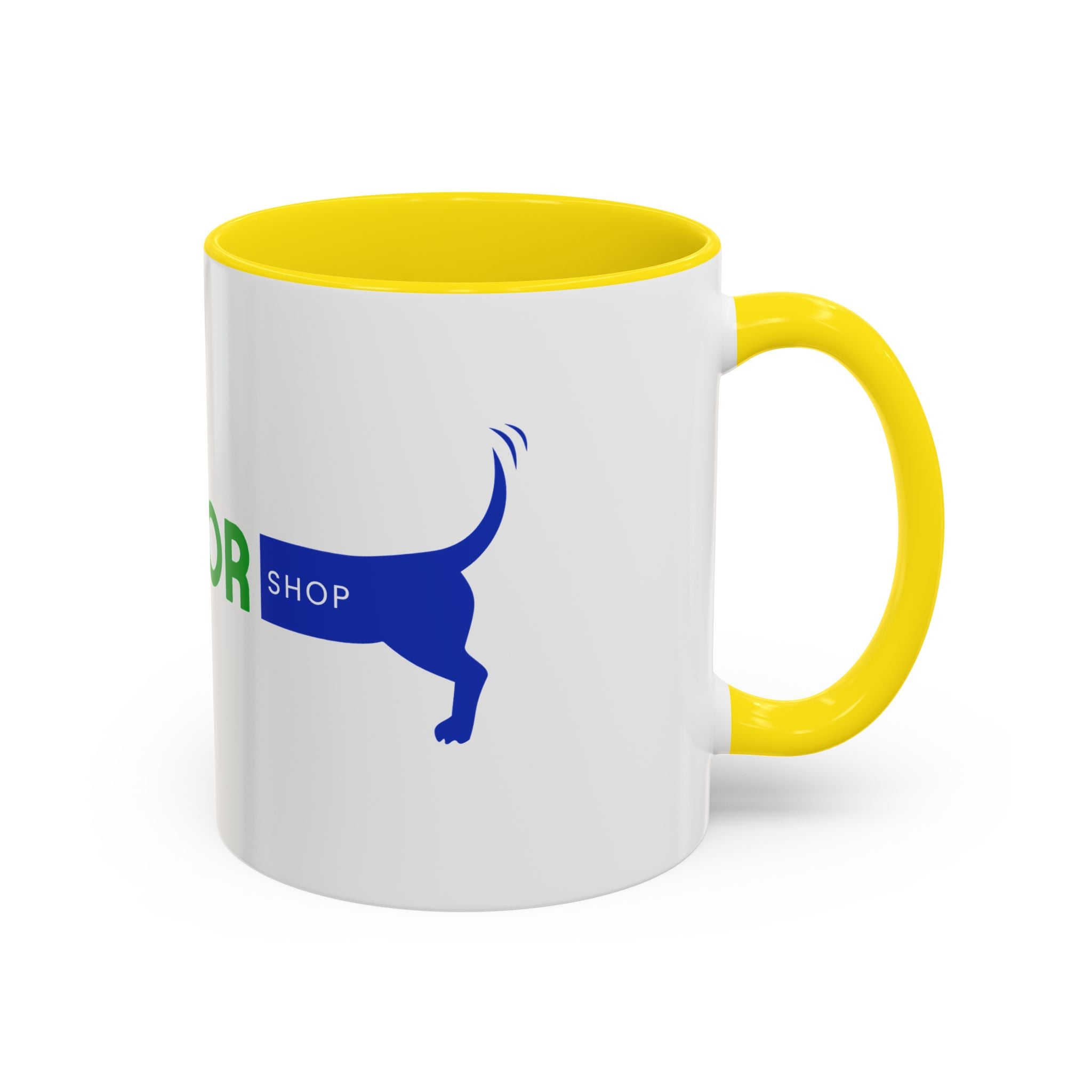 Harbor Shop Dog Logo Accent Coffee Mug (11/15oz)