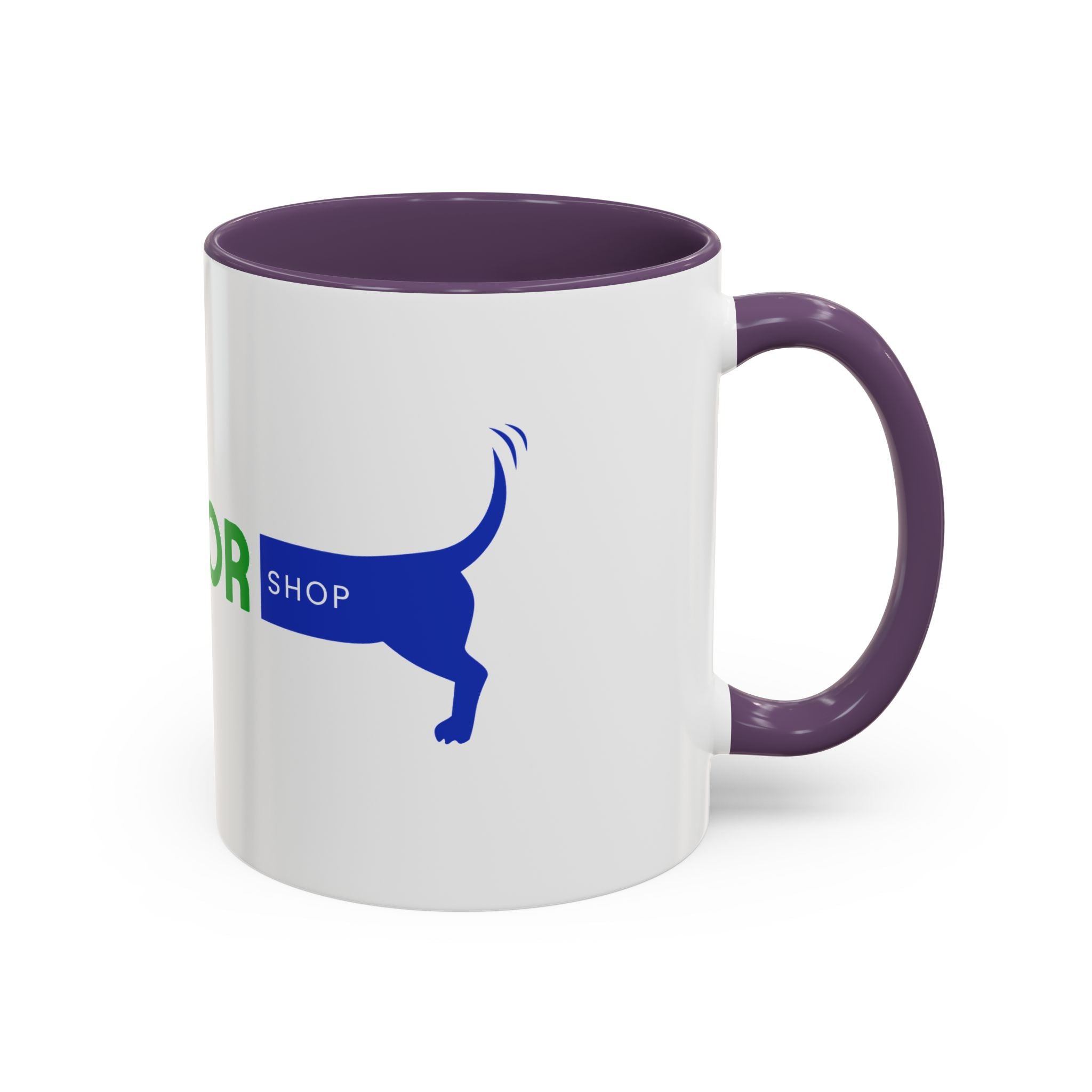 Harbor Shop Dog Logo Accent Coffee Mug (11/15oz)