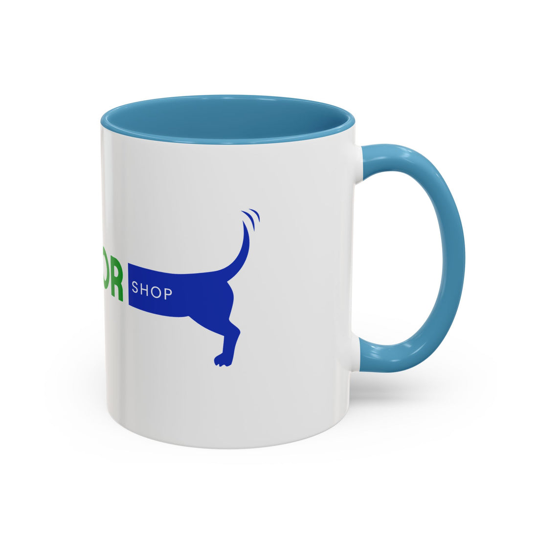 Harbor Shop Dog Logo Accent Coffee Mug (11/15oz)