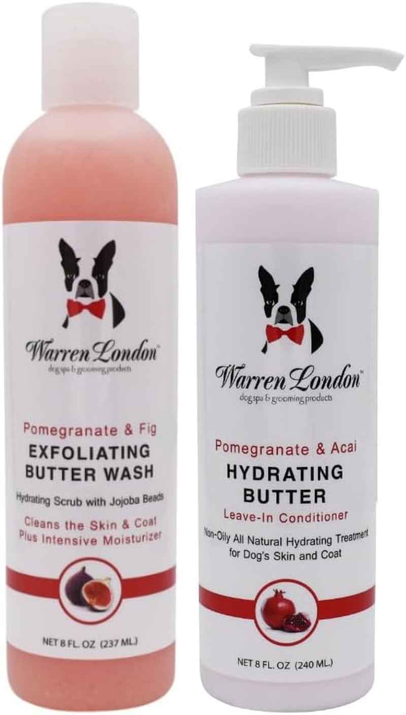 Warren London Dog Shampoo Conditioner Combo Detangler Moisturizer 8oz