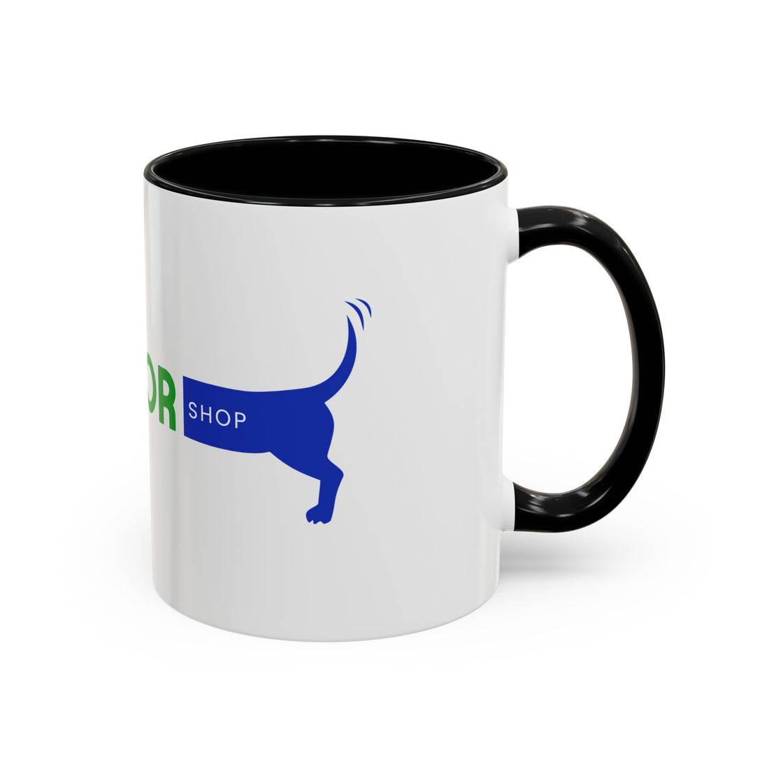 Harbor Shop Dog Logo Accent Coffee Mug (11/15oz)