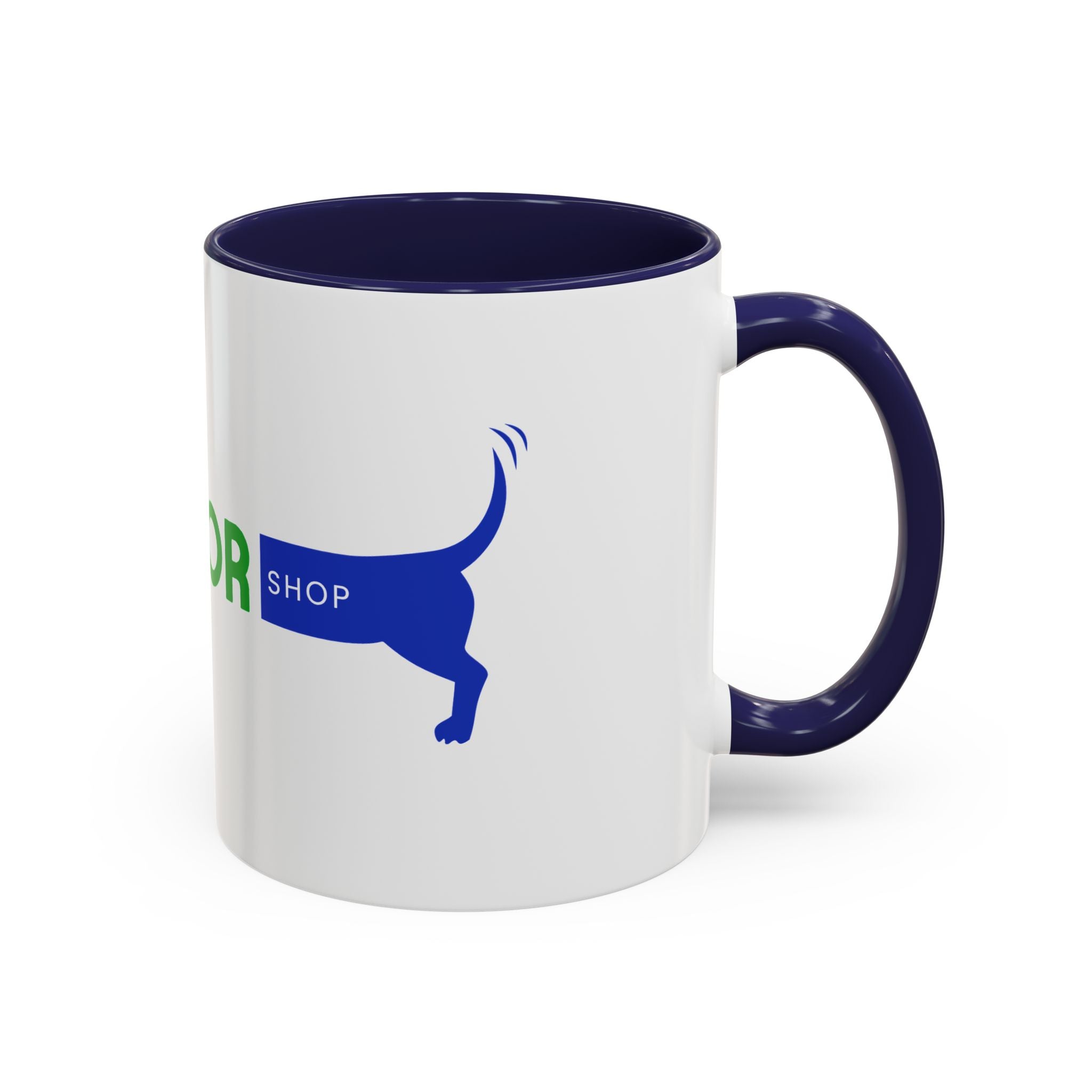 Harbor Shop Dog Logo Accent Coffee Mug (11/15oz)