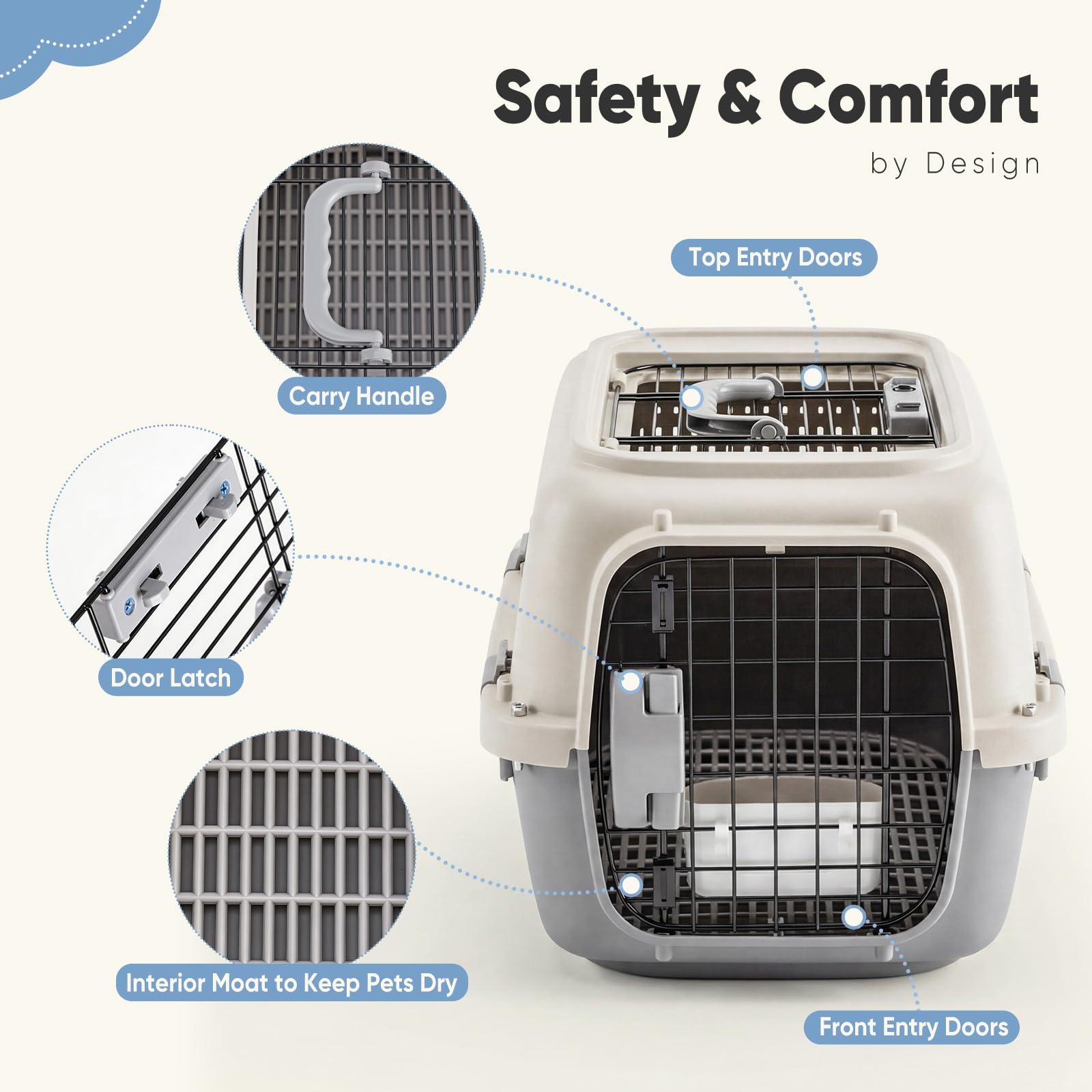 Airline-Approved Small Dog & Cat Carrier