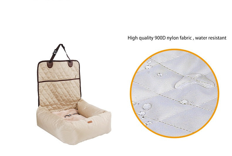 2-in-1 Folding Pet Carrier & Car Seat Bed
