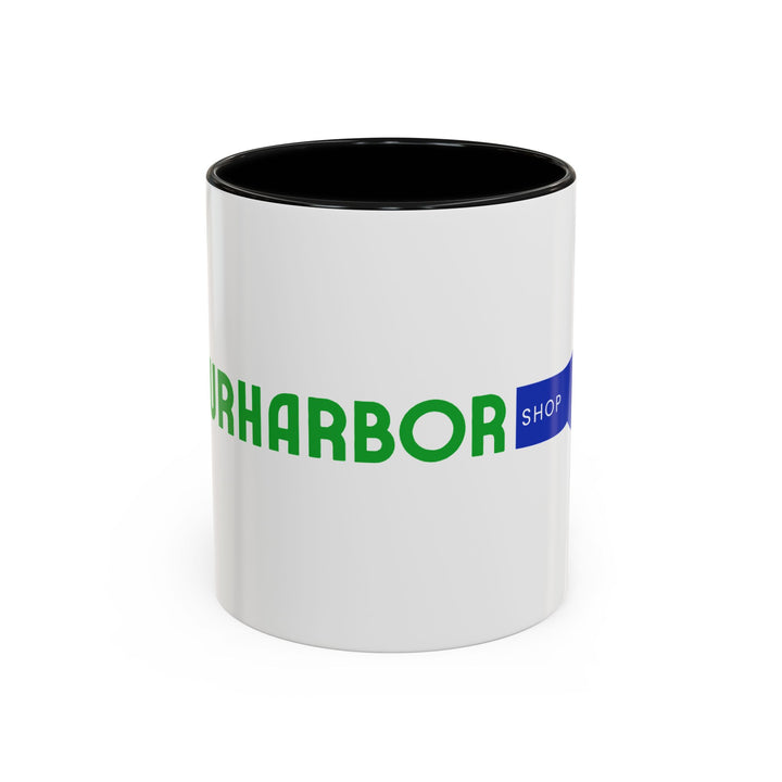 Harbor Shop Dog Logo Accent Coffee Mug (11/15oz)