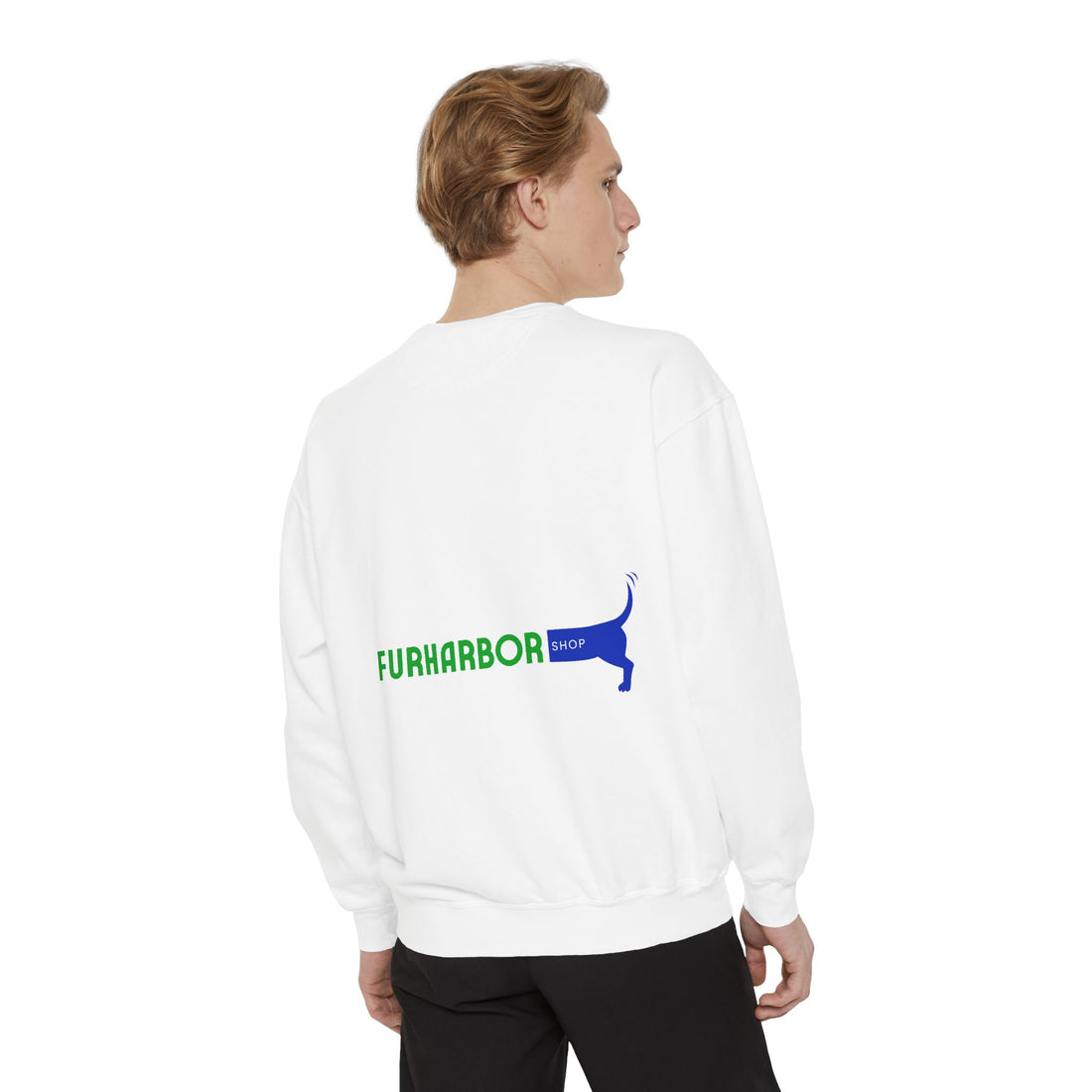 Fur Harbor Crewneck Sweatshirt — Coastal Logo Pullover