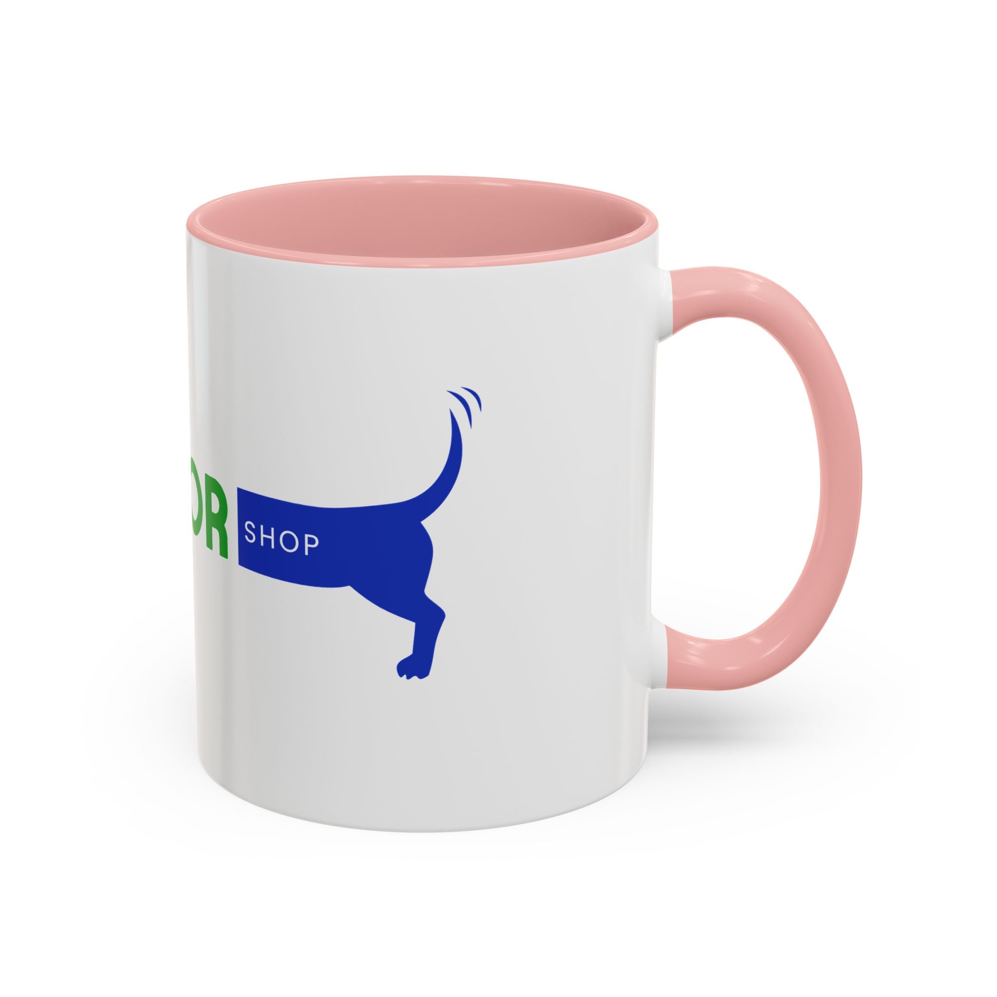 Harbor Shop Dog Logo Accent Coffee Mug (11/15oz)