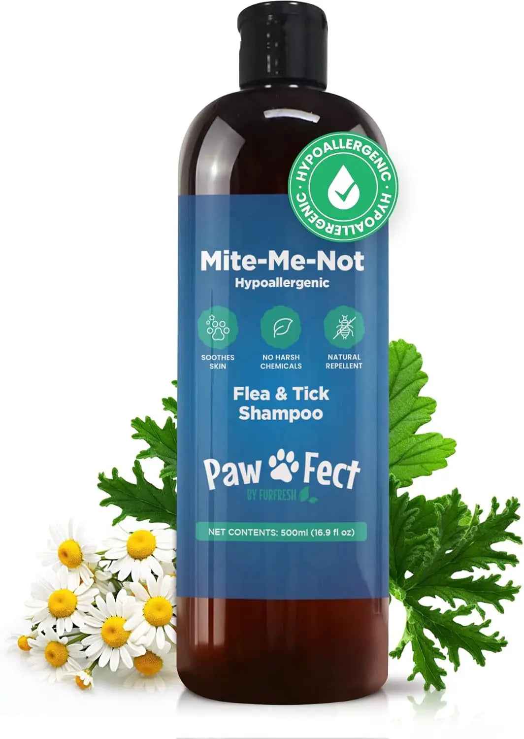 Chlorhexidine Medicated Dog Shampoo – Itch, Allergies & Hot Spots, 16.9oz