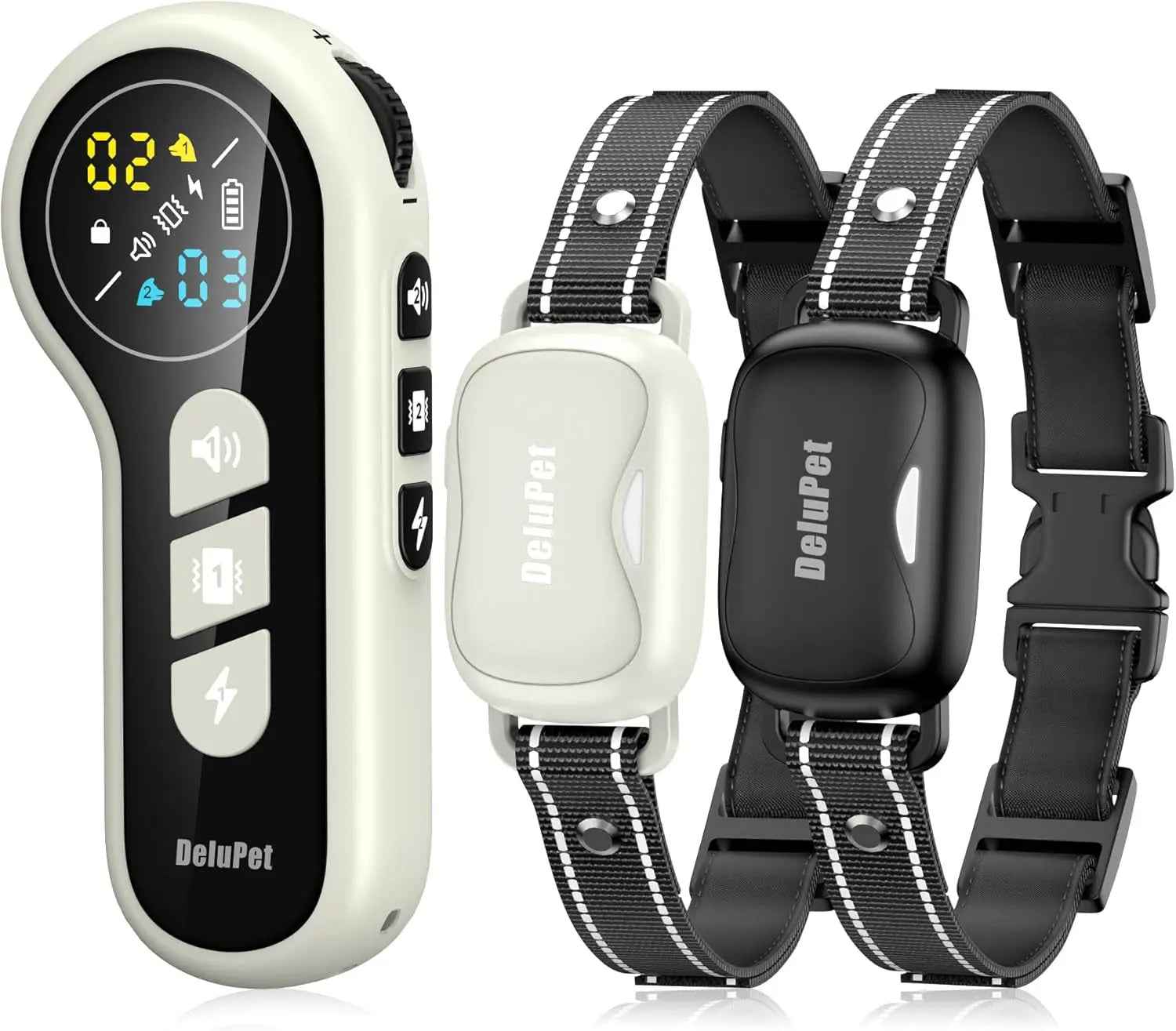 Waterproof Rechargeable Dog Training Collar – 4500ft Range, 2-Dog System