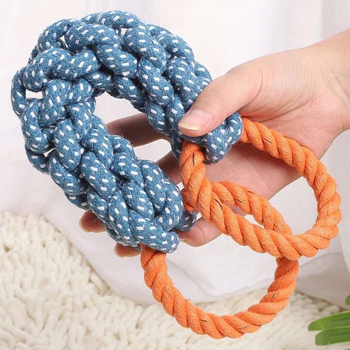 Handwoven Dog Teeth-Cleaning Chew Rope