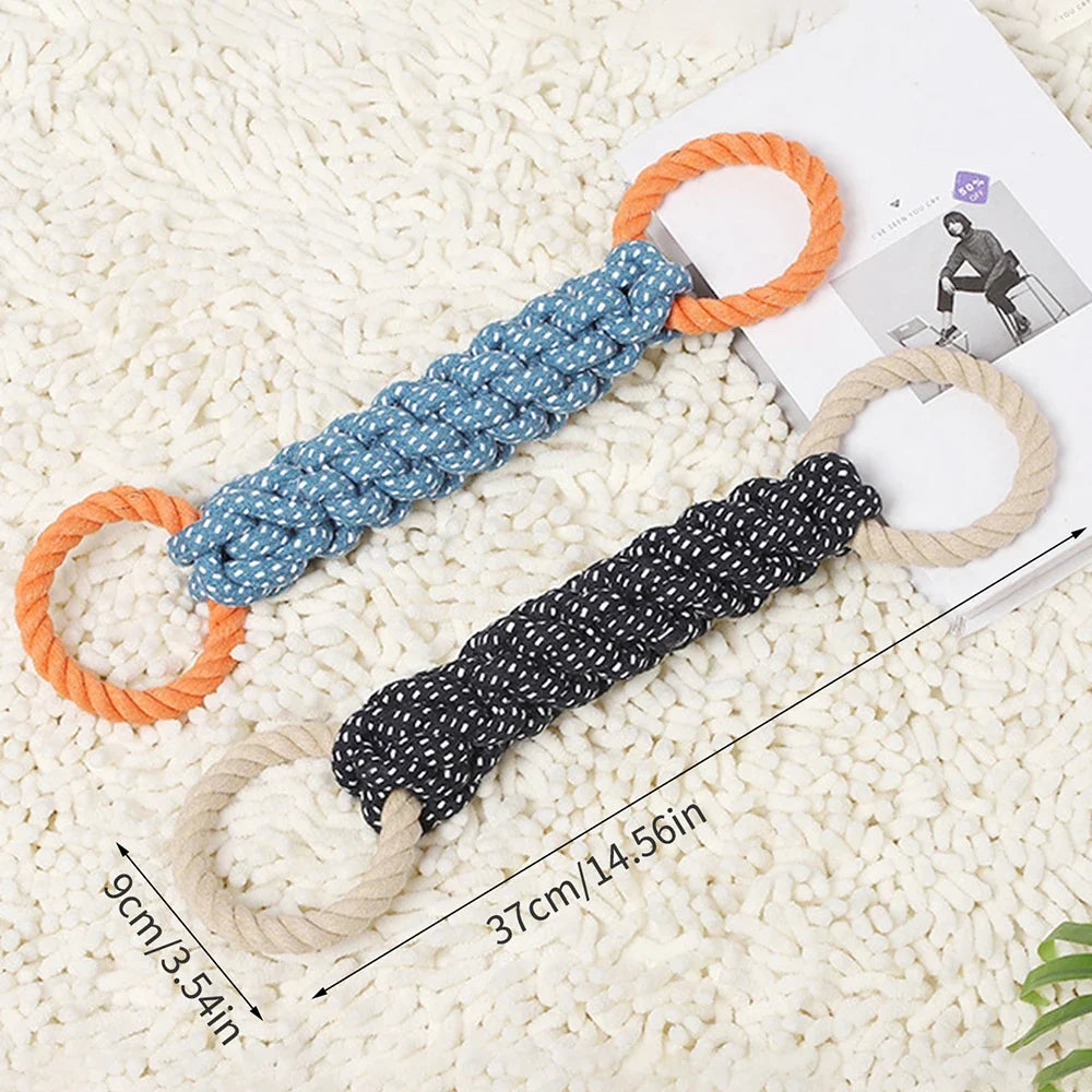 Handwoven Dog Teeth-Cleaning Chew Rope