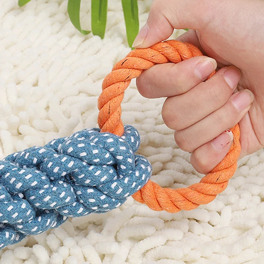 Handwoven Dog Teeth-Cleaning Chew Rope