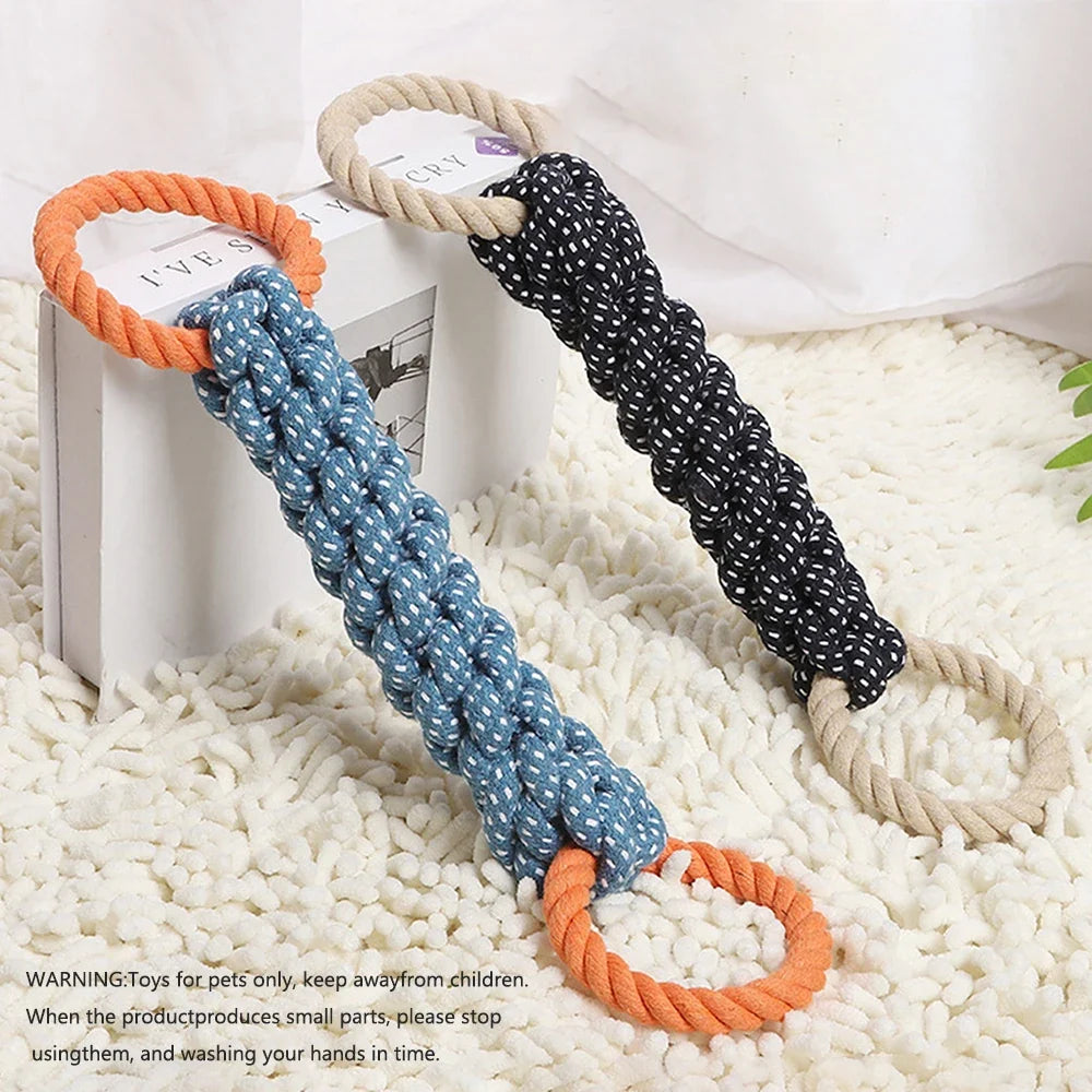 Handwoven Dog Teeth-Cleaning Chew Rope