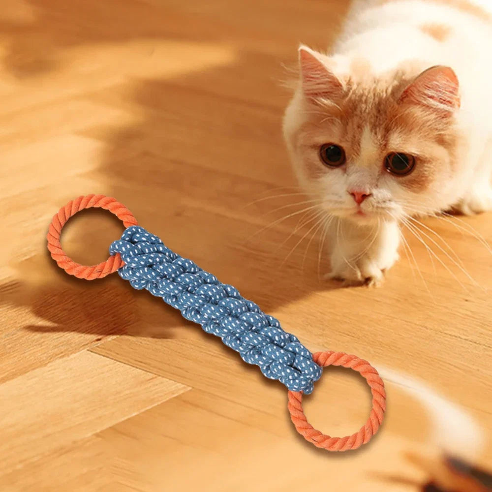 Handwoven Dog Teeth-Cleaning Chew Rope